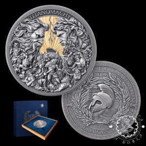 2026 - 10000 FRANCOS Plata PROOF AR - Great Greek Mythology - Titanomachy - MINT XXI