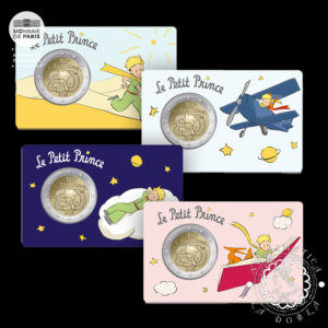 2026 - Set 4 Carteras Oficiales 2 Euro - Coincard BU - FRANCIA (Principito)