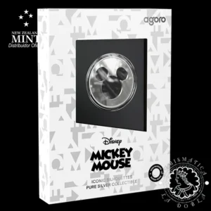 2026 - 1 DOLLAR Plata PROOF - Iconic Silhouettes - Mickey Mouse - AGORO
