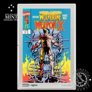2026 - 2 DOLLARS Plata PROOF - MARVEL COMIX - Marvel Wolverine #72  Foil - AGORO