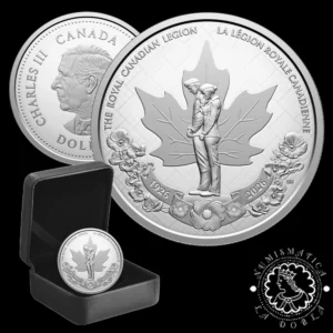 2026 - 1 DOLLAR Plata PROOF - Royal Canadian Legion - CANADÁ