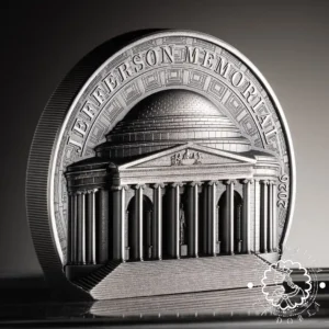 2026 - 25 DOLLARS Plata PROOF - Historical Monuments - Jefferson Memorial - CIT