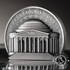 2026 - 10 DOLLARS Plata PROOF - Historical Monuments - Jefferson Memorial - CIT