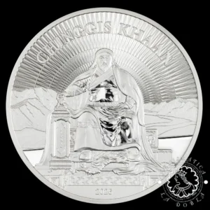 2026 - 500 TOGROG Plata PROOF - Gengis Kan - CIT