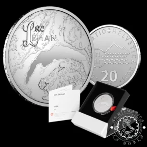 2026 - 20 Francos Plata PROOF - Lake Geneva / Lac Léman - SUIZA