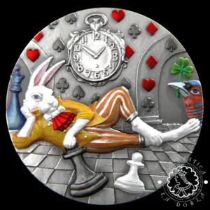2025 - 1 DOLLAR Plata PROOF LIKE - Conejo Blanco - Niue