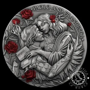 2026 - 25 DOLLARS Plata PROOF - Paolo y Francesca - Liberia