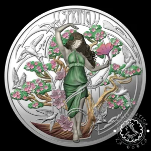 2026 - 1 DOLLAR Plata PROOF LIKE - Spring - NIUE