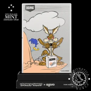 2026 - 1 DOLLAR Plata PROOF - Looney Tunes - Acme TNT Foil - AGORO