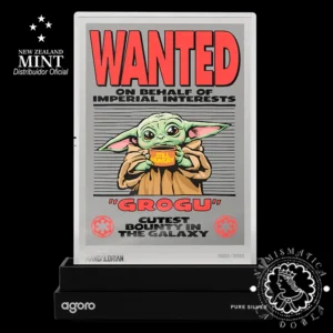 2026 - 1 DOLLAR Plata PROOF - The Mandalorian - Wanted: Grogu - AGORO