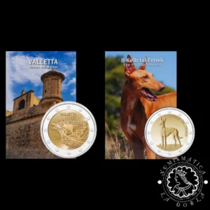 2026 - PACK Cartera Oficial 2 Euro - Coincard BU - MALTA (La Veleta + Pharaoh Hound)