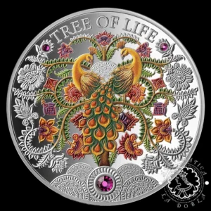 2026 - 5 CEDIS Plata PROOF AR - Summer Tree of Life - MINT XXI
