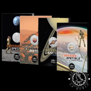 2025 - Pack 4 Carteras 10 EURO SC - Odisea Espacial - FRANCIA