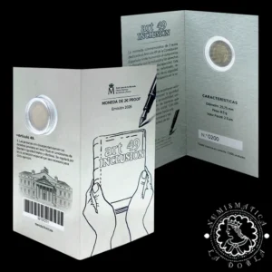 2026 - Cartera Oficial 2 Euro - Coincard PROOF - ESPAÑA (Art 49 Inclusión)