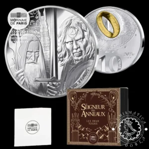 2026 - 10 EURO Plata PROOF - El Señor de los Anillos - Las Dos Torres - FRANCIA