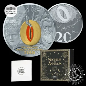 2026 - 20 EUROS AR PROOF - El Señor de los Anillos - FRANCIA