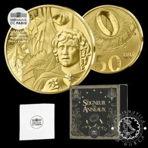 2026 - 50 EURO Oro PROOF - El Señor de los Anillos - FRANCIA