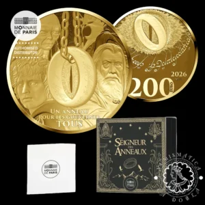 2026 - 200 Euro Oro PROOF - El Señor de los Anillos - FRANCIA (PRE VENTA)