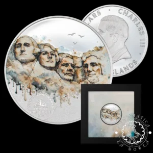 2026 - 2 DOLLARS Plata PROOF - World Landmarks - Monte Rushmore - CIT