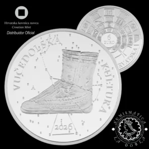2026 - 6 EURO Plata BU - Patrimonio Croata - Cultura de Vučedol - CROACIA