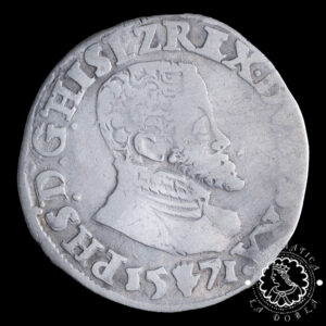 1571 - 1/10 ECU - Felipe II - Amberes - BC+