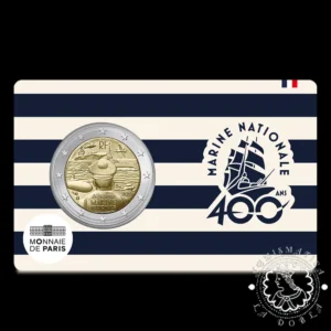 2026 - Cartera Oficial 2 Euro - Coincard BU - FRANCIA (Marina Francesa)