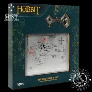 2026 - DOLLARS Plata PROOF - Artefactos de la Tierra Media - Mapa y Llave de Thorin - AGORO