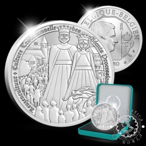 2026 - 20 EURO Plata PROOF - Cultura de los Gigantes - BÉLGICA