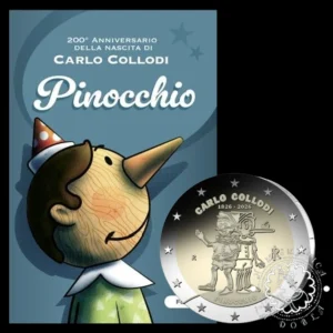2026 - 2 Euro Coincard FDC - ITALIA (Carlo Collodi - Pinocho)