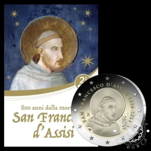 2026 - 2 Euro Coincard FDC - ITALIA (San Francisco de Asís)