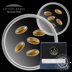 2026 - 15 EURO Oro PROOF - Golden Seeds - LETONIA