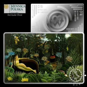 2025 - 500 CFA Plata PROOF - Henri Rousseau – THE DREAM - CAMEROON (PRE-VENTA)