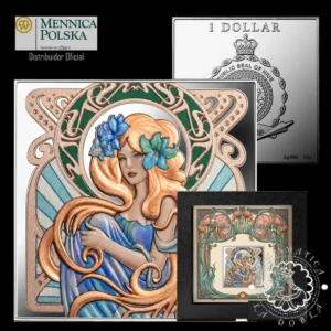 2026 - 1 DOLLAR Plata PROOF - Alphonse Mucha - Art Nouveau - NIUE (PRE-VENTA)